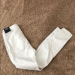 NWT hollister white high rise jean legging sz 1S